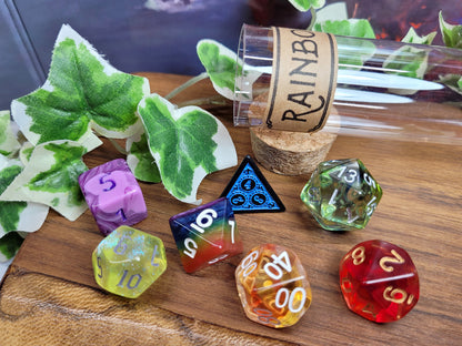 Rainbow Dice Set