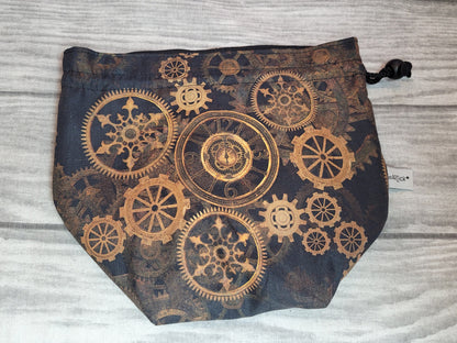 Steampunk dice bag XXL with compartments