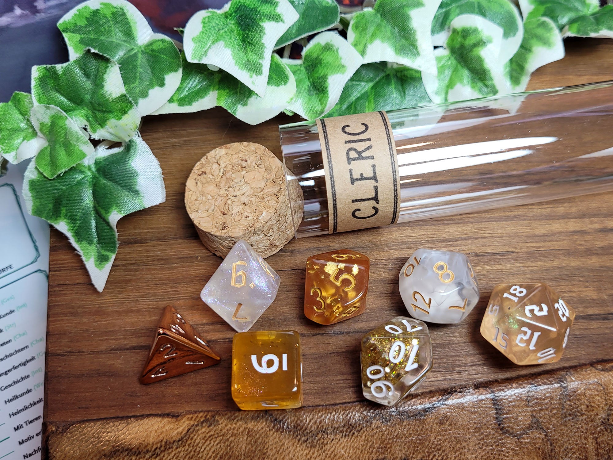 Cleric Dice Set