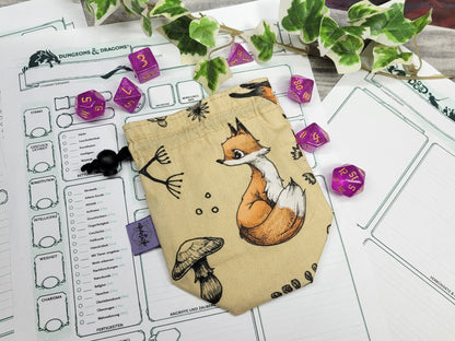 Foxes Dice Bag S