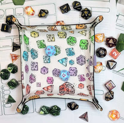 Rainbow Dice foldable dice mat S