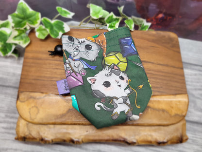 Adventuring Cats Dice Bag S