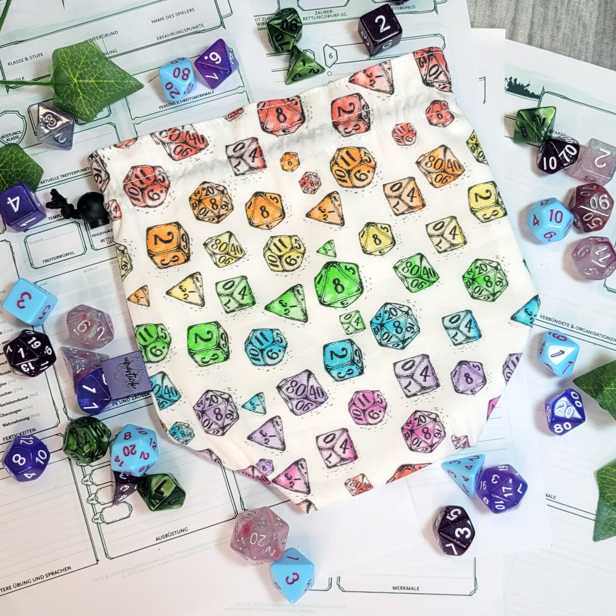 Rainbow Dice Würfelbeutel L