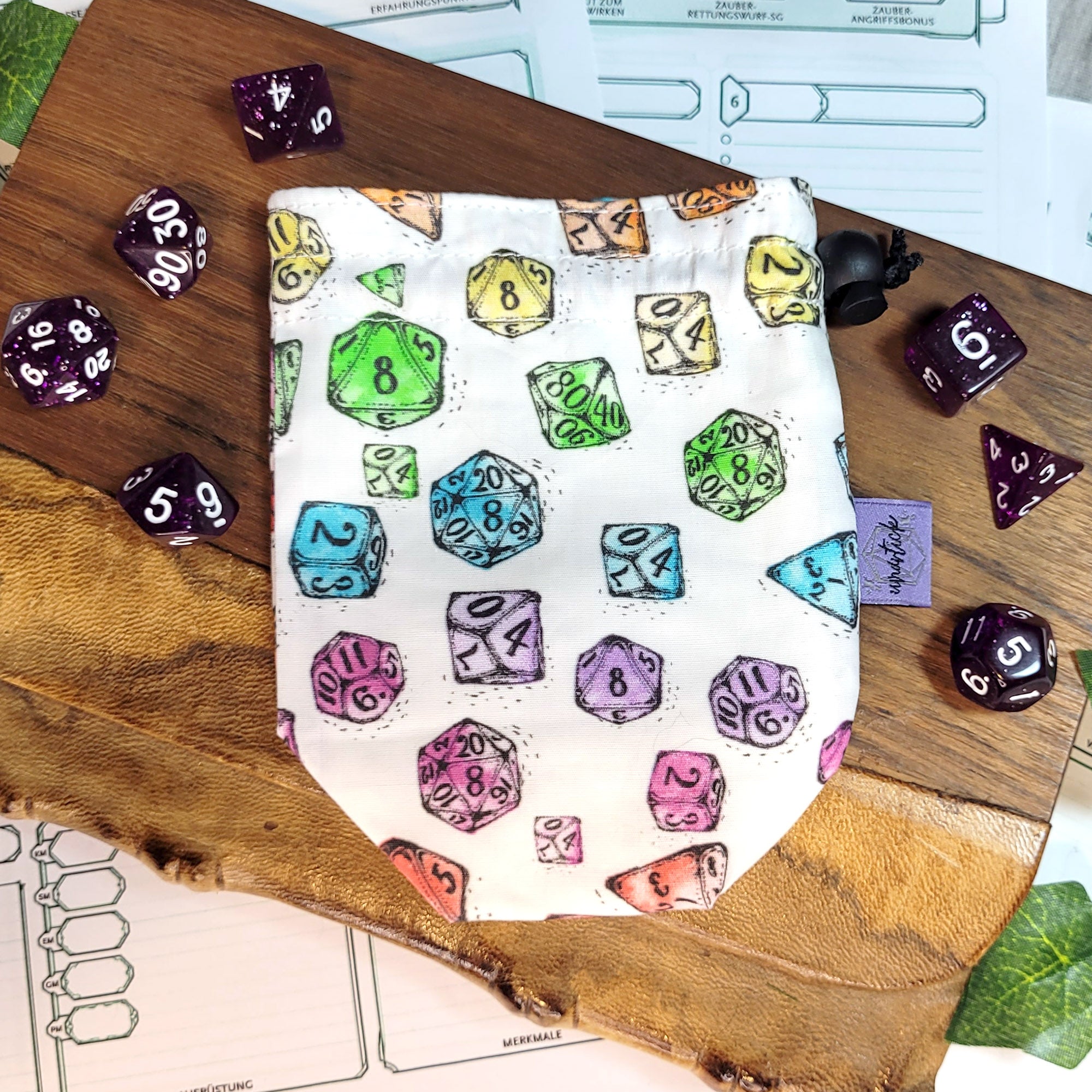 Rainbow Dice Würfelbeutel S