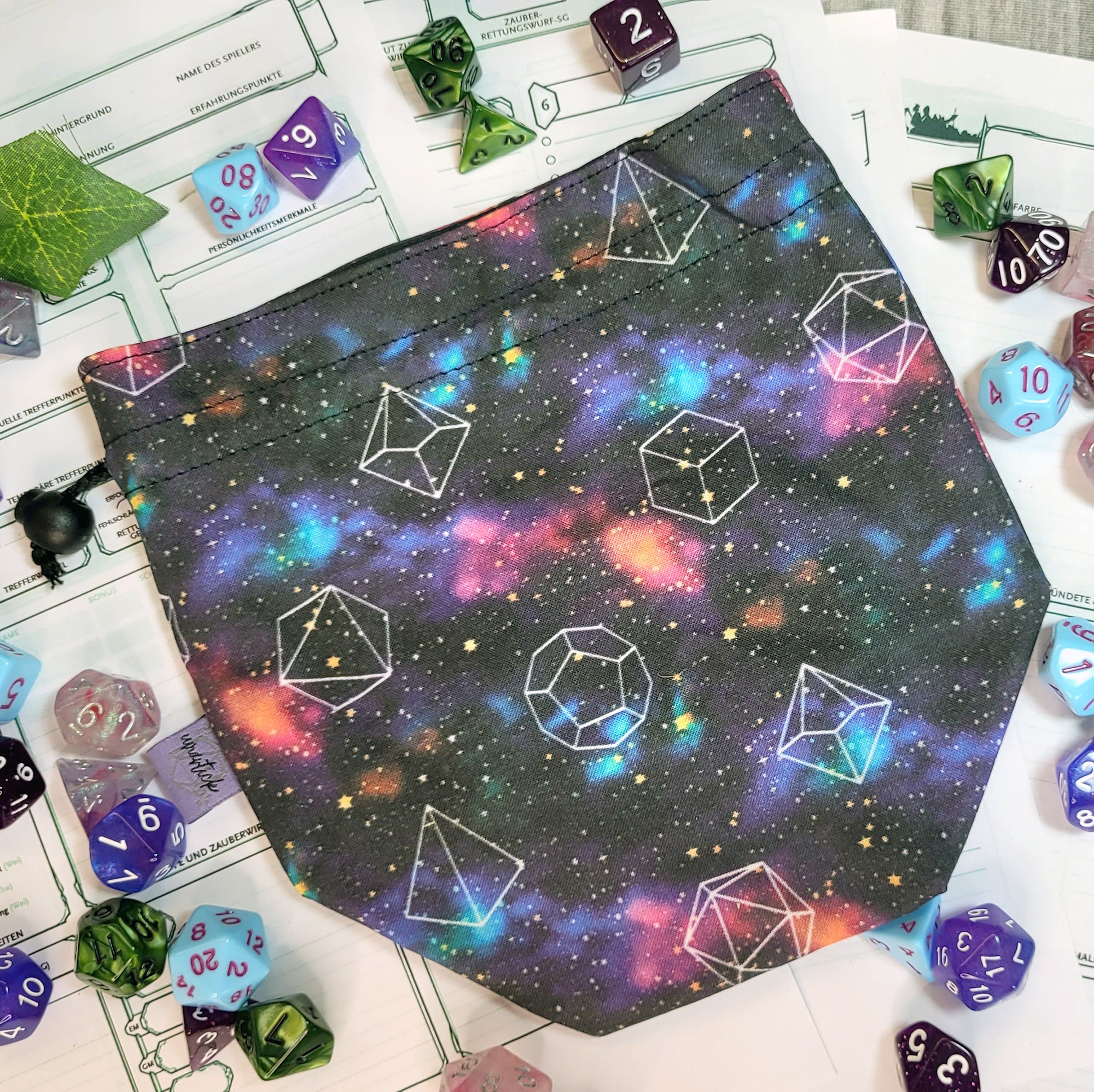 Galaxy Dice Würfelbeutel L