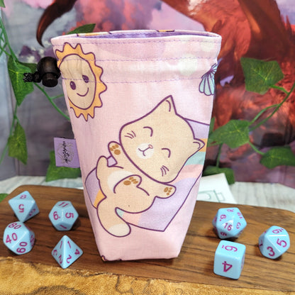 Summer Kitties Dice Bag S