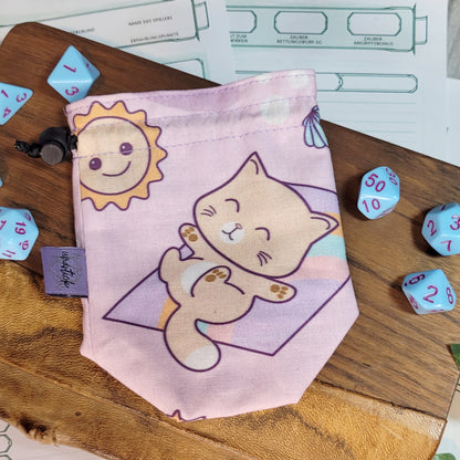 Summer Kitties Dice Bag S