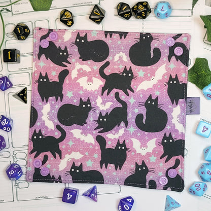 Bats and Cats foldable dice mat S