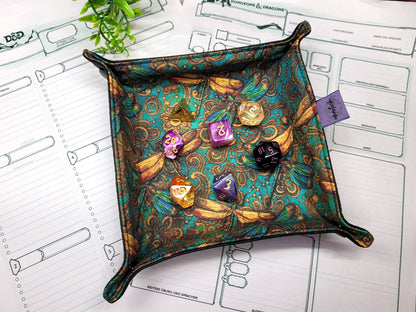 Dragonfly foldable dice mat S