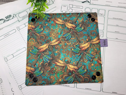 Dragonfly foldable dice mat S