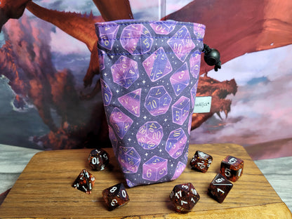 Purple Dice Würfelbeutel S