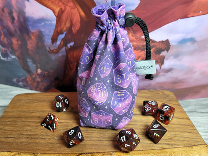 Purple Dice Würfelbeutel S