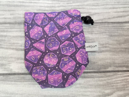 Purple Dice Würfelbeutel S