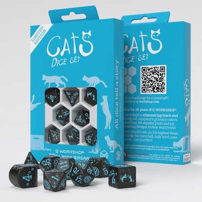 Q WORKSHOP 20 years: Cats Dice Set