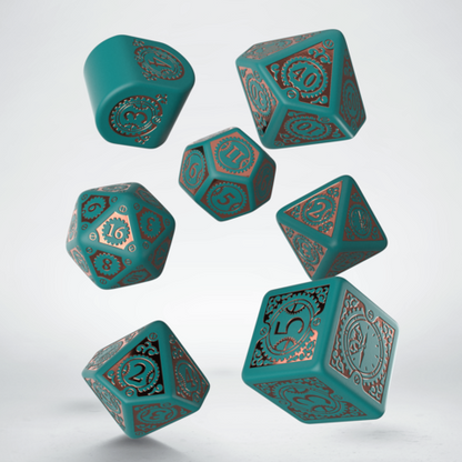 Steampunk Clockwork: Nautical Apparatus Modern Dice Set