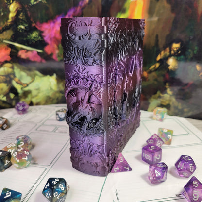 Dice Tome: Black & Purple Dragon