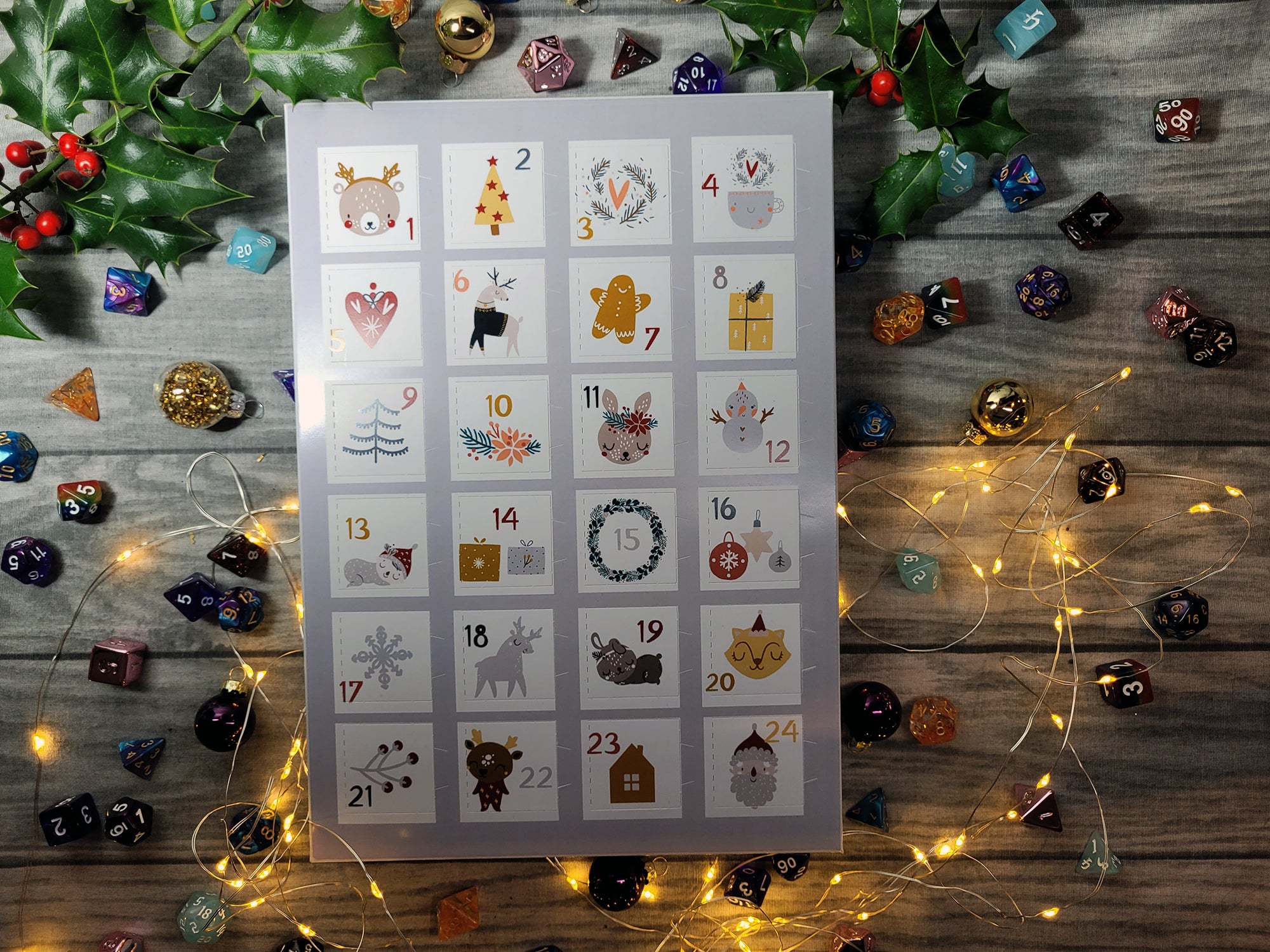 Würfel Adventskalender "Dice Hoard", 24 Sets