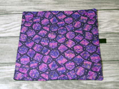 Purple Dice foldable dice mat L