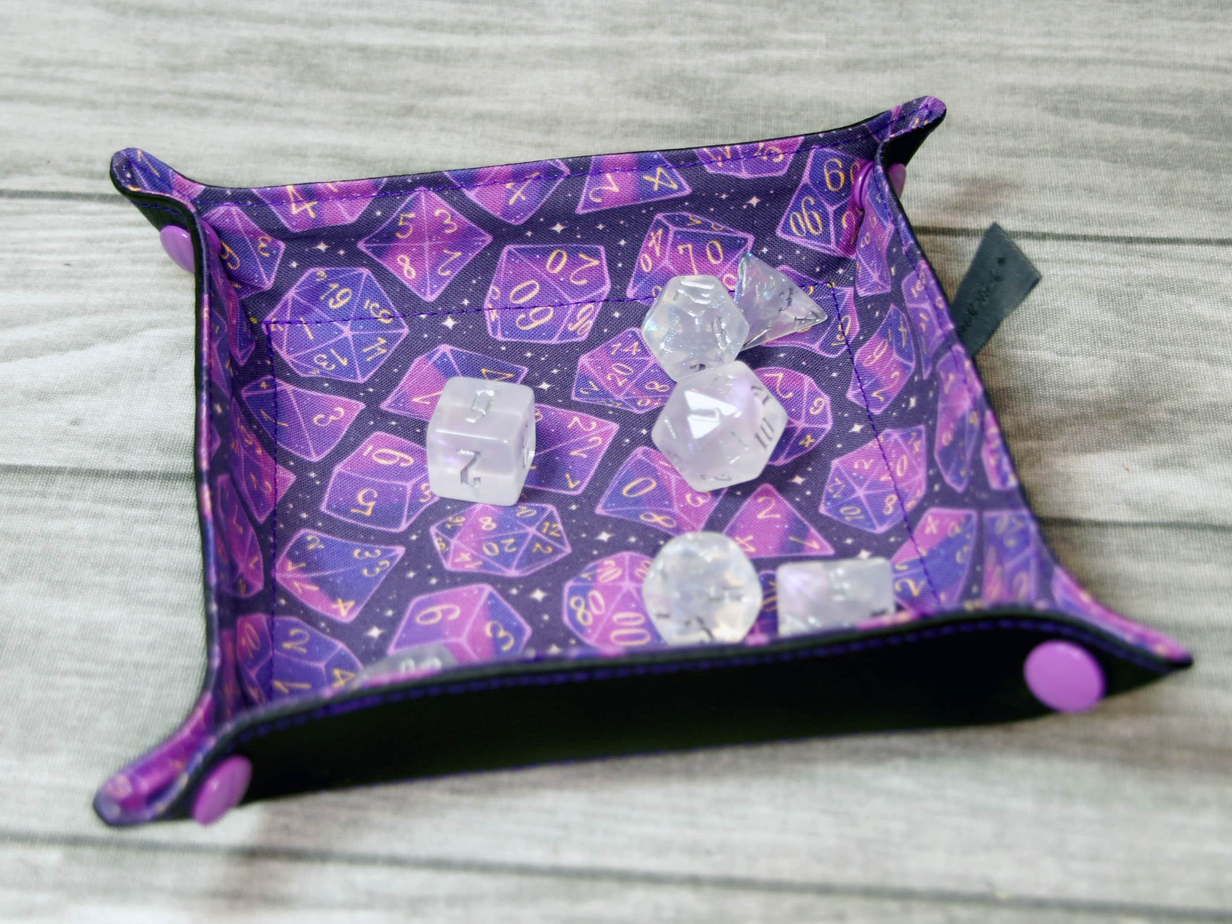 Purple Dice foldable dice mat S