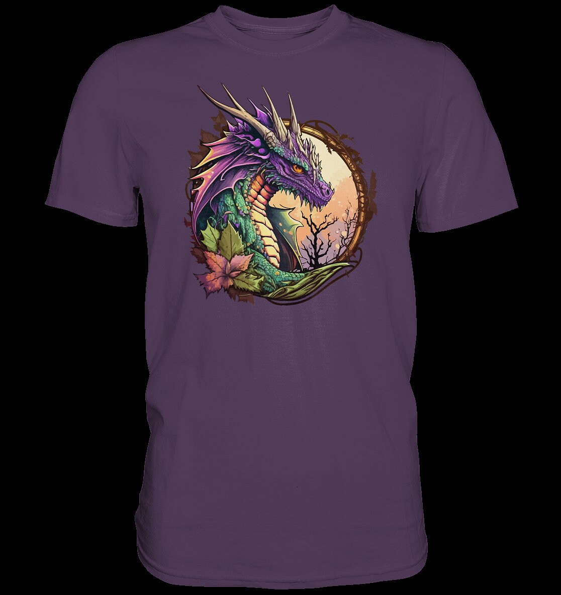 lila Drache T-Shirt