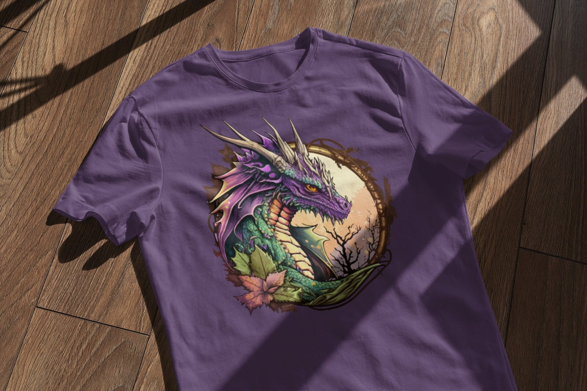 lila Drache T-Shirt