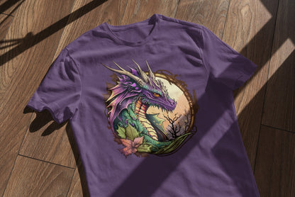 Lila Drache T-Shirt