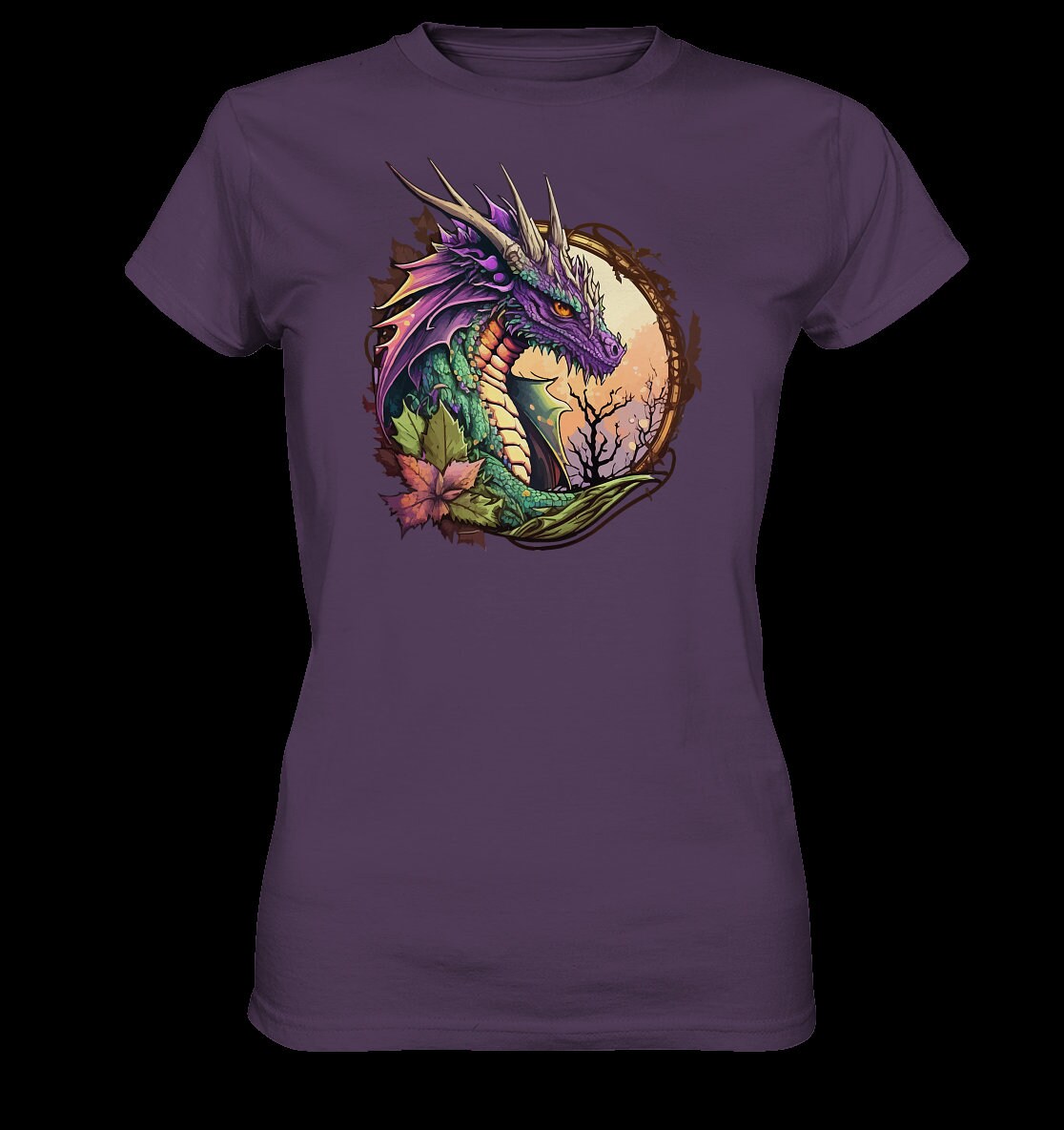 lila Drache T-Shirt