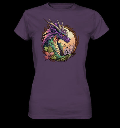 Lila Drache T-Shirt