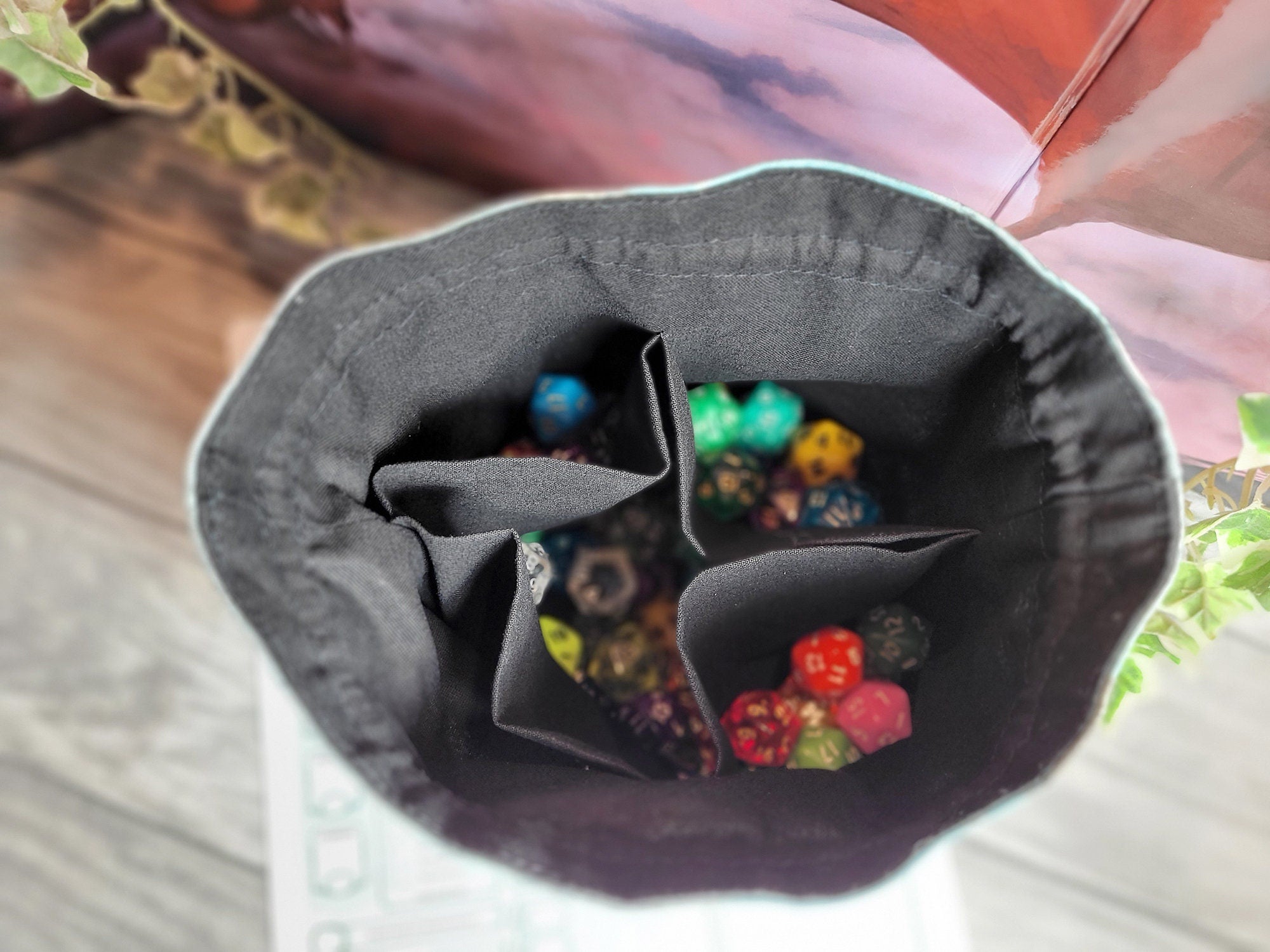 Pirate dice bag XXL with compartments