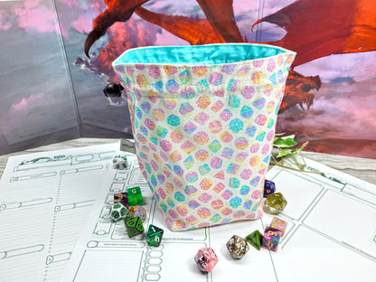 Colorful Dice Würfelbeutel XXL mit Unterteilungen