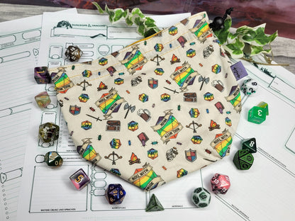 Roll with Pride dice bag XXL with compartments