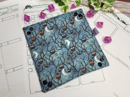 Owl foldable dice mat S