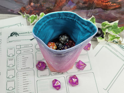 Pastel Galaxy Dice Bag S