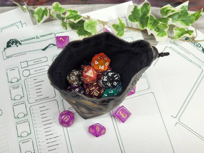 Steampunk Cat Dice Bag S